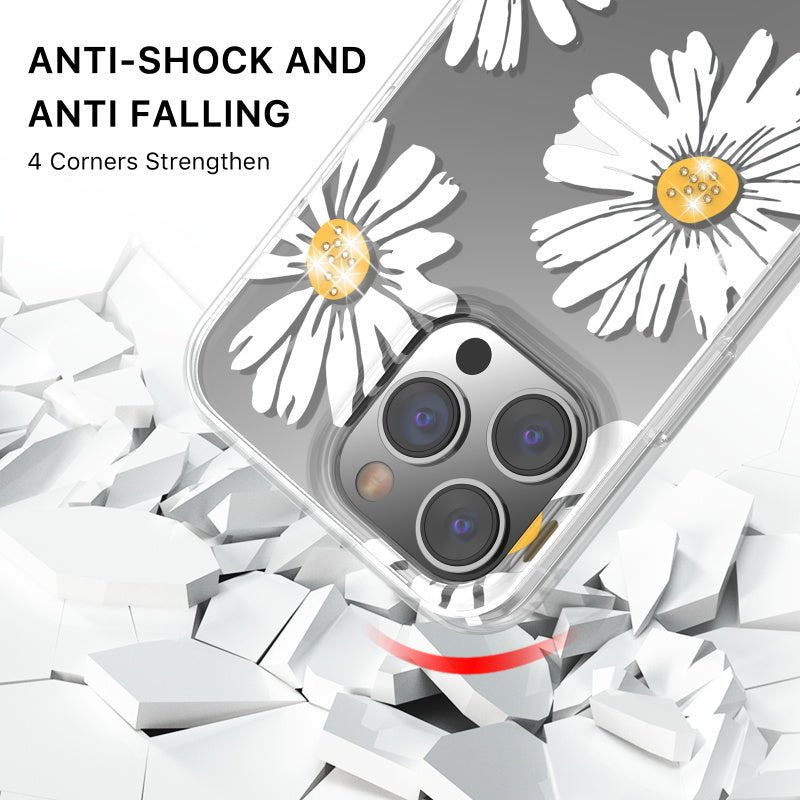 MyBat Pro Mood Series Case (with Diamonds) for Apple iPhone 14 Pro (6.1)iPhone 14 Pro