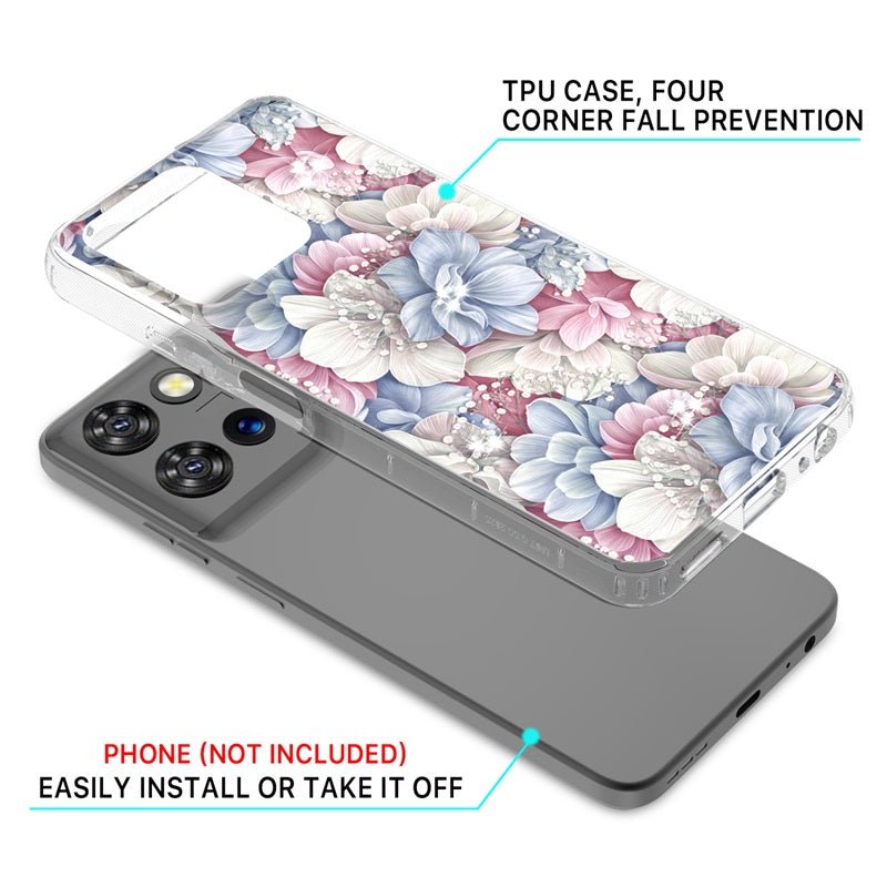 MyBat Pro Mood Series Case (with Diamonds) for Motorola Moto G 5G (2025) - Floral GemsMybat Pro