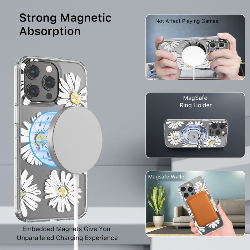MyBat Pro Mood Series MagSafe Case (with Diamonds) for Apple iPhone 15 Pro (6.1)iPhone 15 Pro