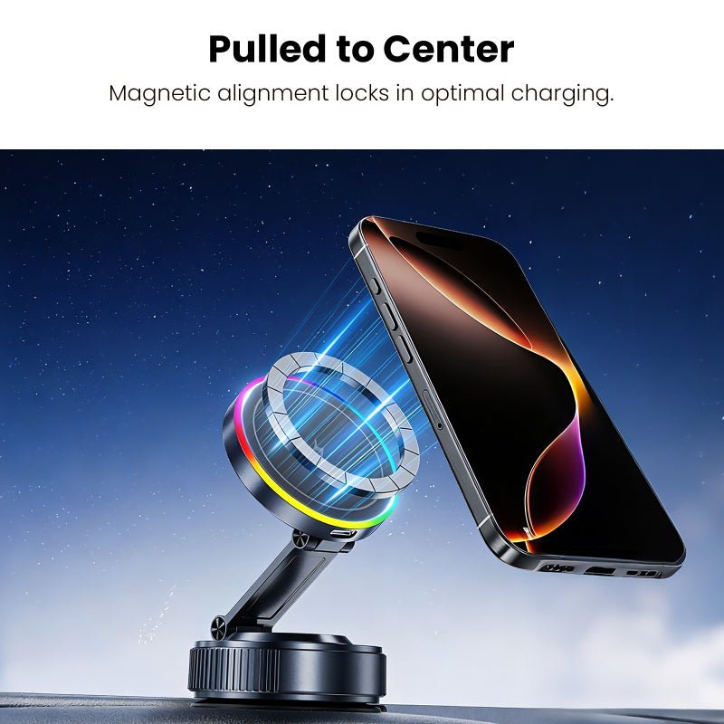 MyBat Pro PowerVac Wireless Charging Magnetic Vacuum Suction Phone MountMyBat Pro