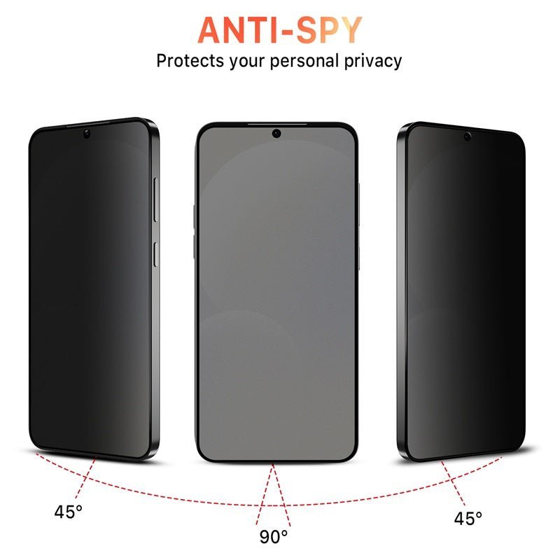 MyBat Pro Privacy Full Coverage Tempered Glass Screen Protector (Fingerprint Unlock) for Samsung Galaxy S25 / Galaxy S24MyBat Pro