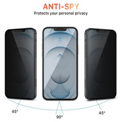 MyBat Pro Privacy Full Coverage Tempered Glass Screen Protector for Apple iPhone 14 Plus (6.7) / 13 Pro Max (6.7) - BlackMyBat Pro