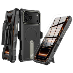 MyBat Pro Renegade Series Case with 360° Locking Kickstand and Holster for Apple iPhone 18 Pro Max / 17 Pro MaxMyBat Pro