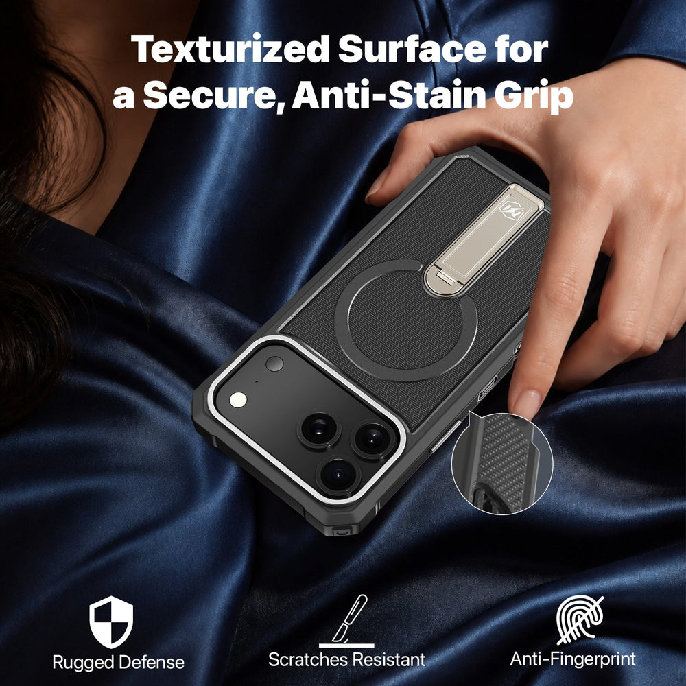 MyBat Pro Renegade Series Case with 360° Locking Kickstand for Apple iPhone 18 Pro Max / 17 Pro MaxMyBat Pro