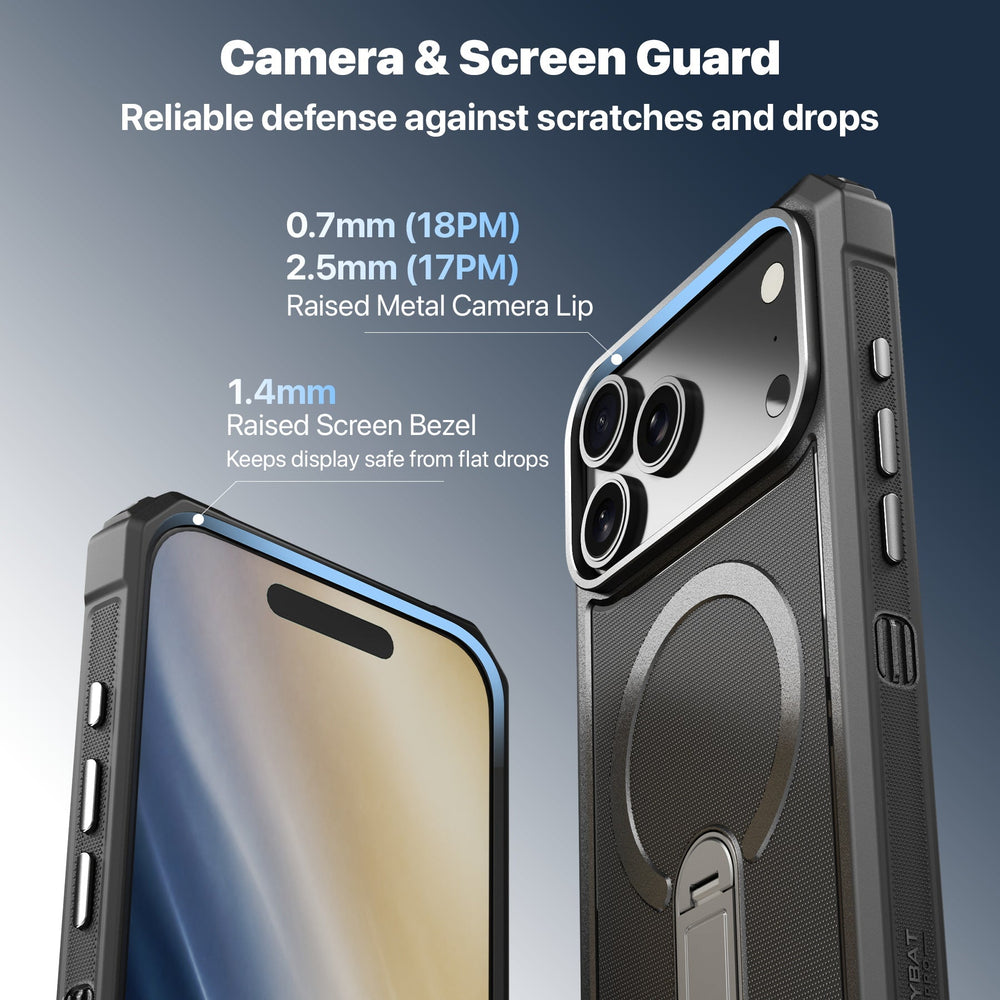 MyBat Pro Renegade Series Case with 360° Locking Kickstand for Apple iPhone 18 Pro Max / 17 Pro MaxMyBat Pro