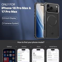 MyBat Pro Renegade Series Case with Detachable Double-Sided Magnetic Stand for Apple iPhone 18 Pro Max / 17 Pro MaxMyBat Pro