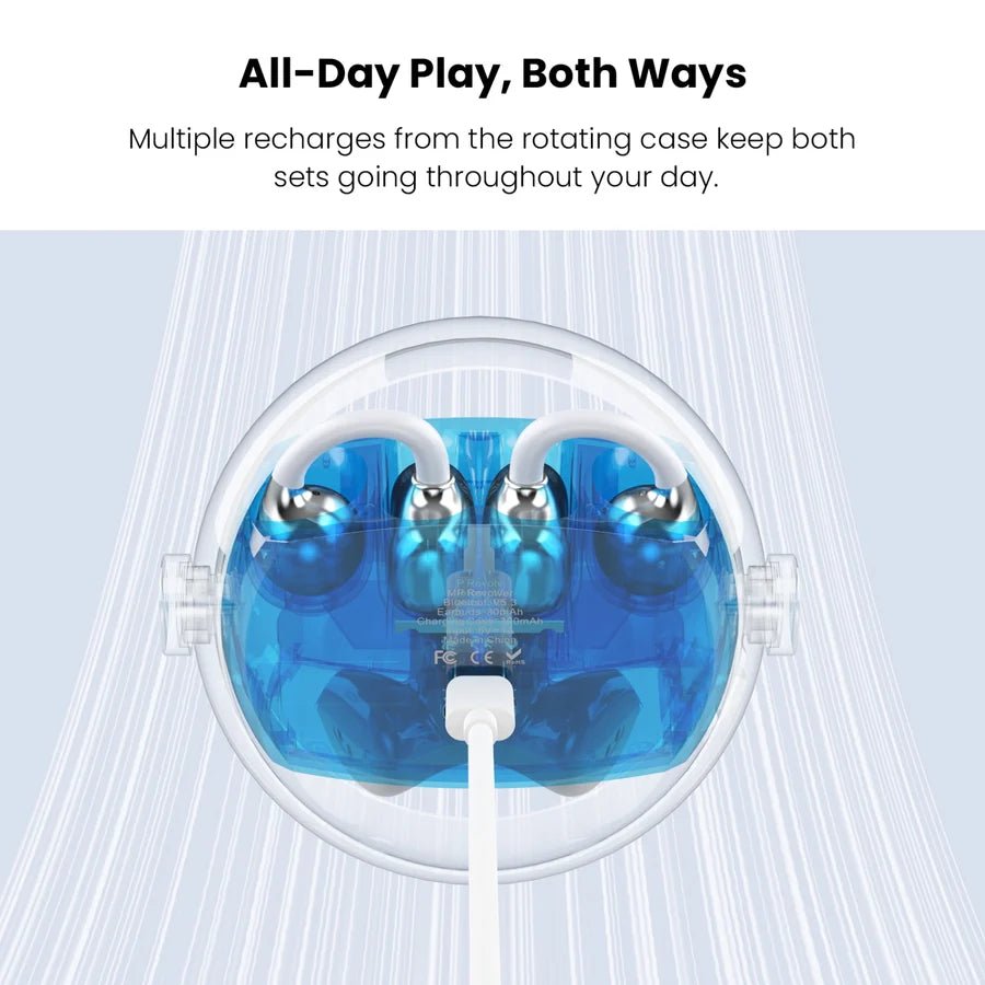 MyBat Pro Revolver 2-in-1 Clip-On & In-Ear Earbuds + Rotating CaseMyBat Pro