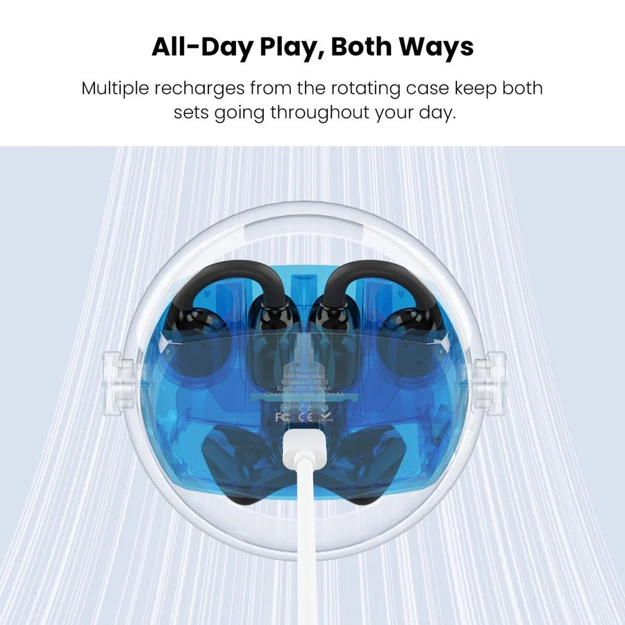 MyBat Pro Revolver 2-in-1 Clip-On & In-Ear Earbuds + Rotating CaseMyBat Pro