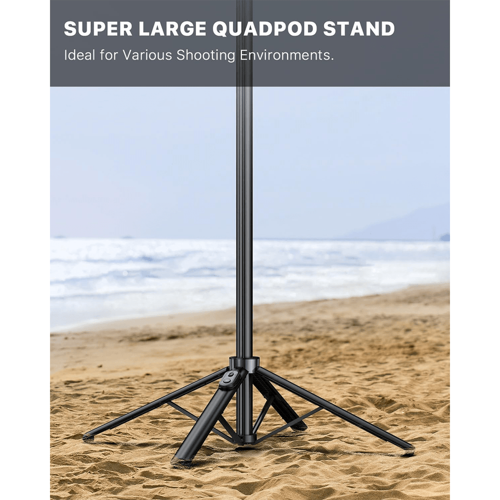 MyBat Pro Selfie Ring Light with 72" Tripod Stand - Extendable Selfie Stick with Light for Phone, Live Streaming, Makeup, Travel, Gaming, Video, Includes Phone Holder& USB - C Powered - 1 - Year WarrantyMyBat Pro