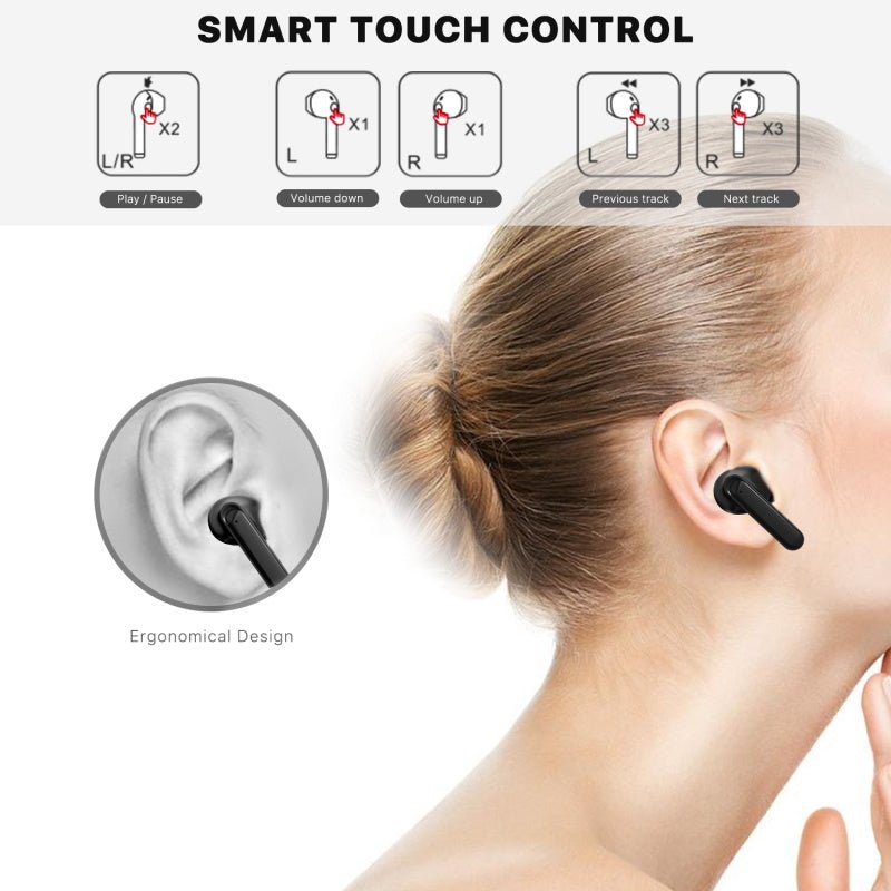 MyBat Pro Serene True Wireless Earbuds with Charging Case - BlackMyBat Pro