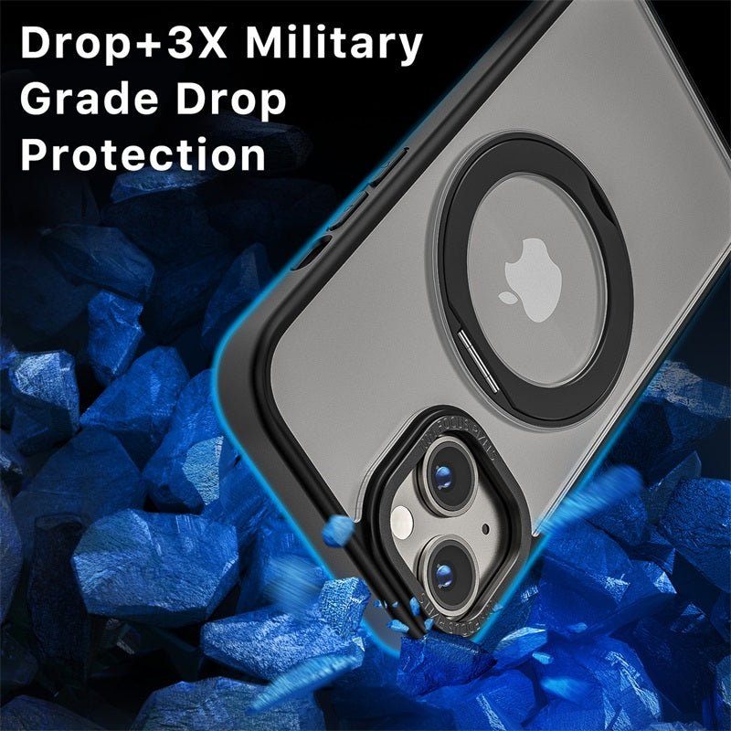 MyBat Pro Shade Series Case w/ MagSafe 360° Ring Stand for Apple iPhone 15 (6.1)iPhone 15