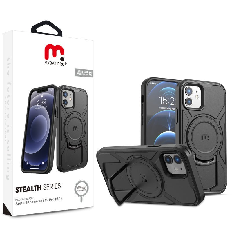 MyBat Pro Stealth Series Case for Apple iPhone 12 Pro (6.1) / 12 (6.1) - Army Green / Black