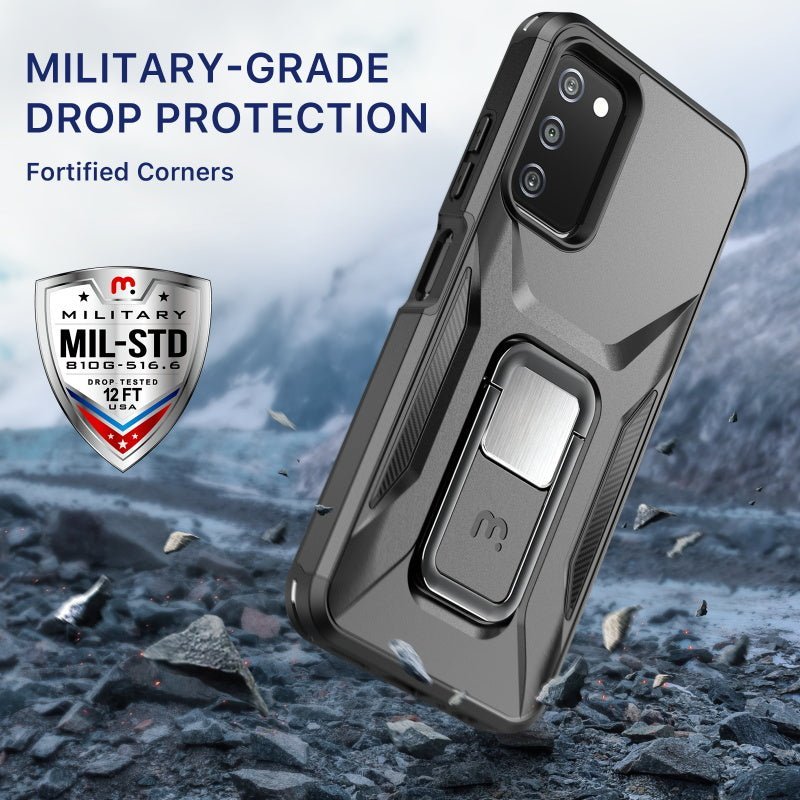 MyBat Pro Stealth Series Case with Kickstand for Samsung Galaxy A037U, A03sMyBat Pro