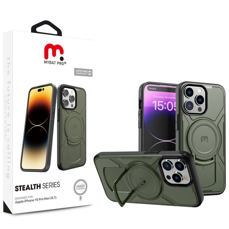 MyBat Pro Stealth Series w/ MagSafe Case for Apple iPhone 15 Pro Max (6.7)iPhone 15 Pro Max