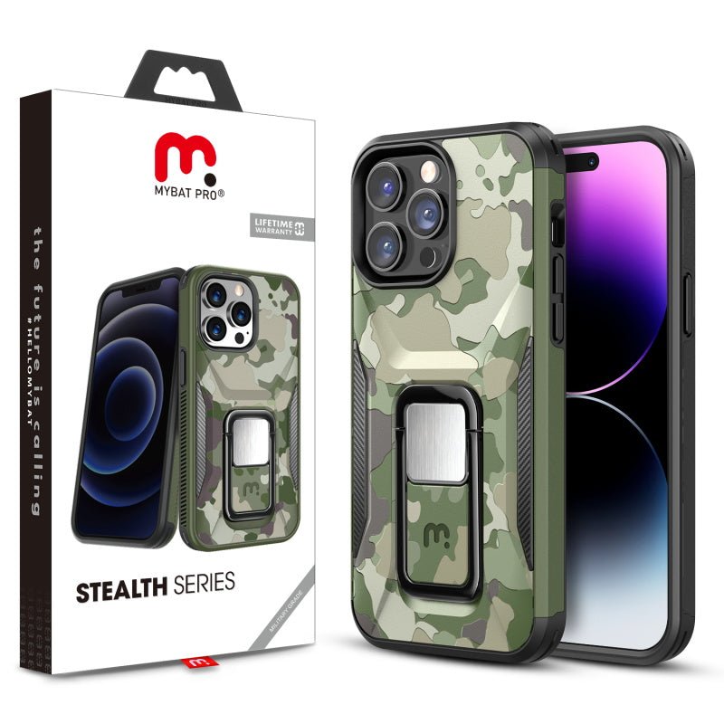 MyBat Pro Stealth Series (with Stand) for Apple iPhone 14 Pro Max (6.7)iPhone 14 Pro Max