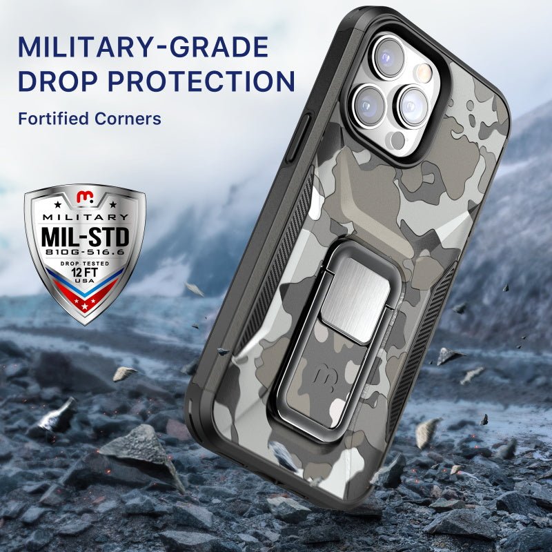 MyBat Pro Stealth Series (with Stand) for Apple iPhone 14 Pro Max (6.7)iPhone 14 Pro Max