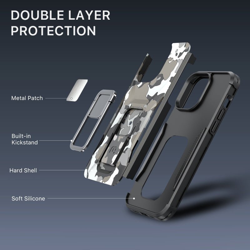 MyBat Pro Stealth Series (with Stand) for Apple iPhone 14 Pro Max (6.7)iPhone 14 Pro Max