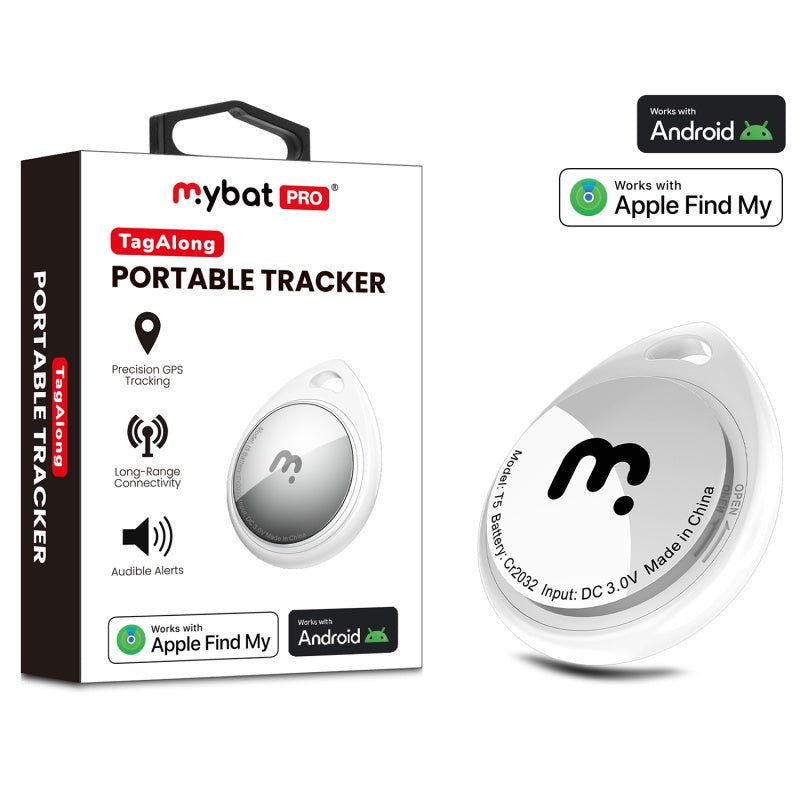 MyBat Pro TagAlong Portable Tracker - WhiteMybat Pro