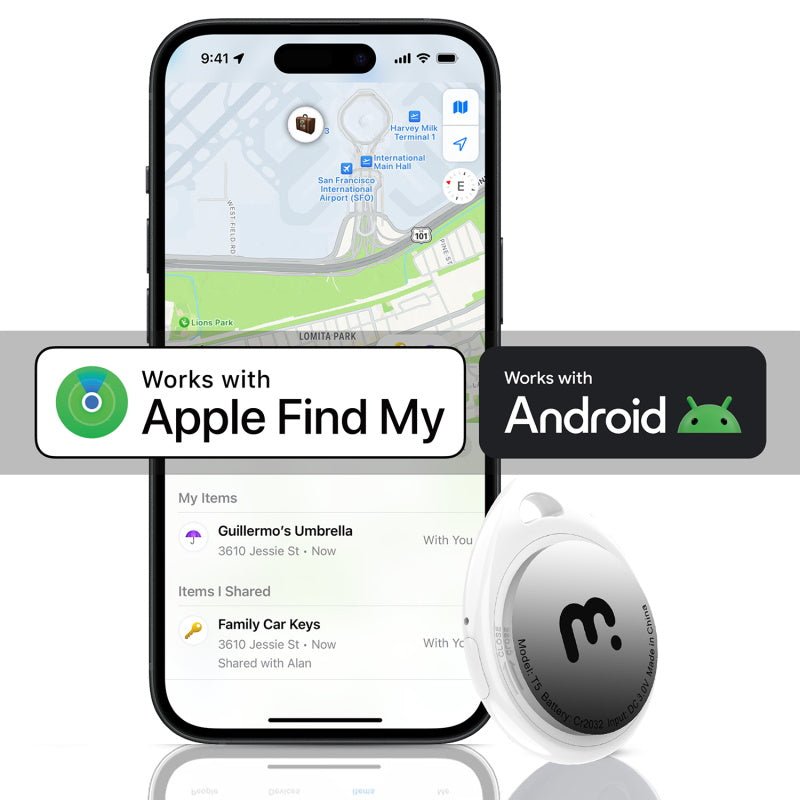 MyBat Pro TagAlong Portable Tracker - WhiteMybat Pro