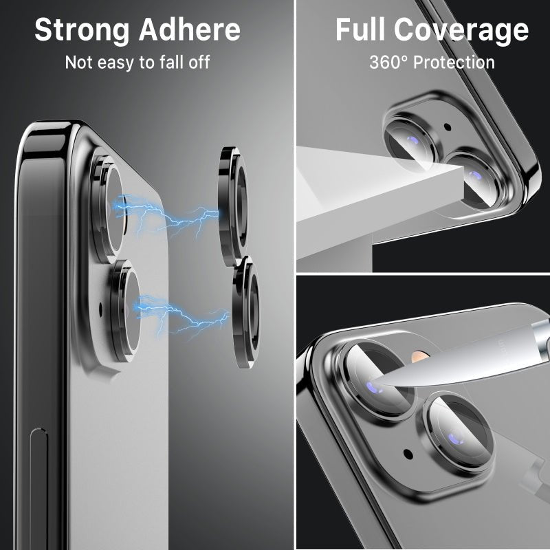 MyBat Pro Tempered Glass CamShield Lens Protector for Apple iPhone 15 (6.1) / 15 Plus (6.7)iPhone 15