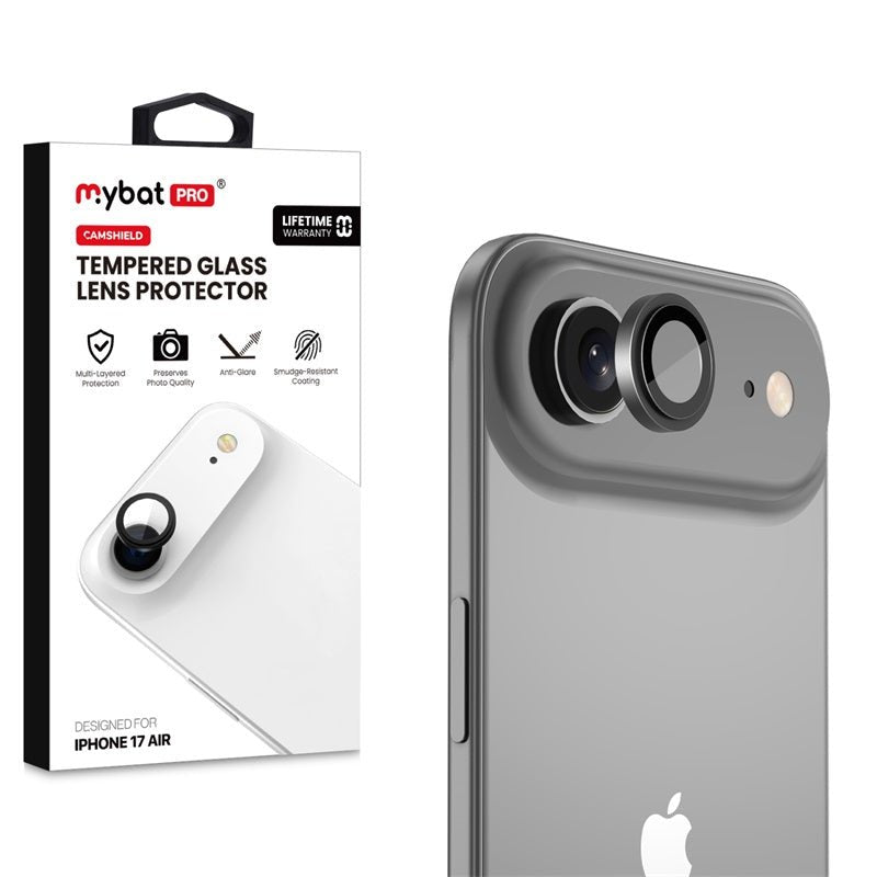MyBat Pro Tempered Glass CamShield Lens Protector for Apple iPhone 17 AiriPhone 17 Air