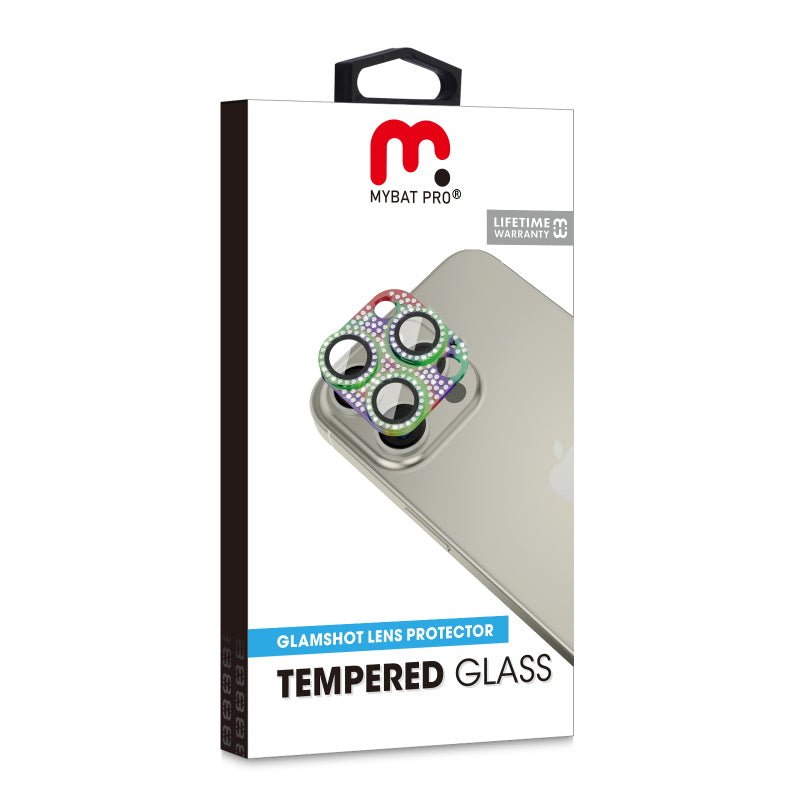MyBat Pro Tempered Glass GlamShot Lens Protector - GoldiPhone 15 Pro Max