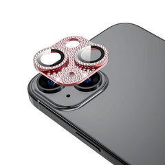 MyBat Pro Tempered Glass GlamShot Lens Protector - PinkiPhone 15