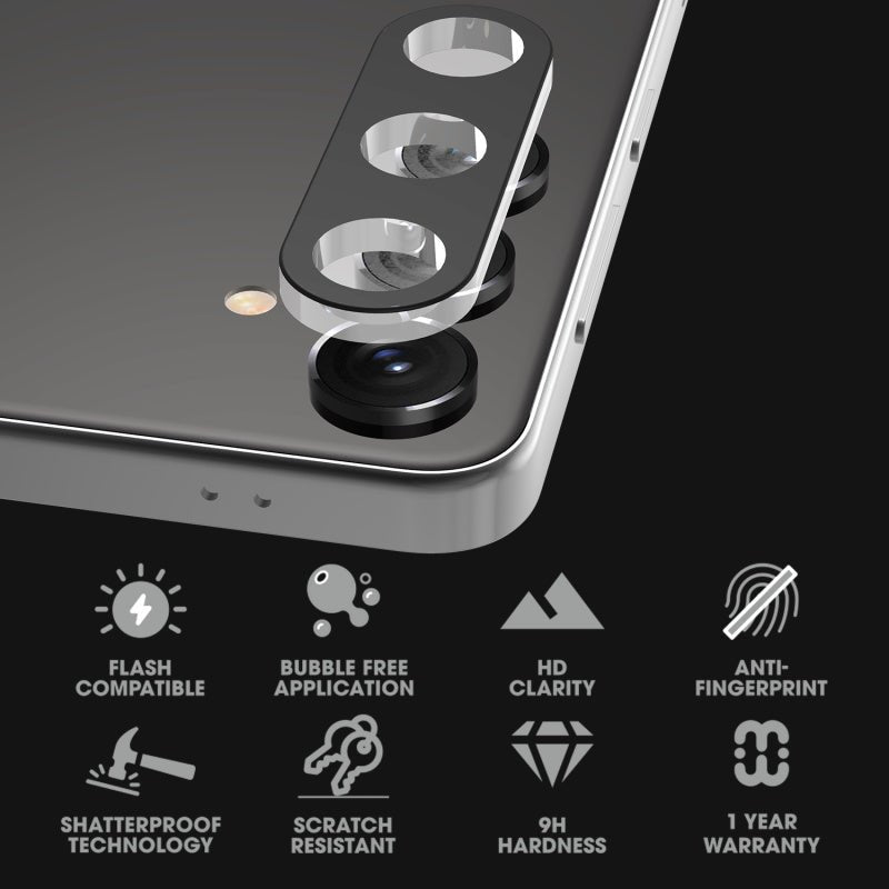 MyBat Pro Tempered Glass Lens Protector (2.5D) for Samsung Galaxy S24 Plus - Clear