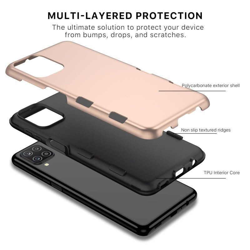 MyBat Pro Tuff Subs Series Case for Samsung Galaxy A12 5G - Rose Gold