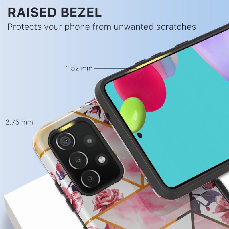 MyBat Pro Tuff Subs Series Case for Samsung Galaxy A52 5G - Rose Marble