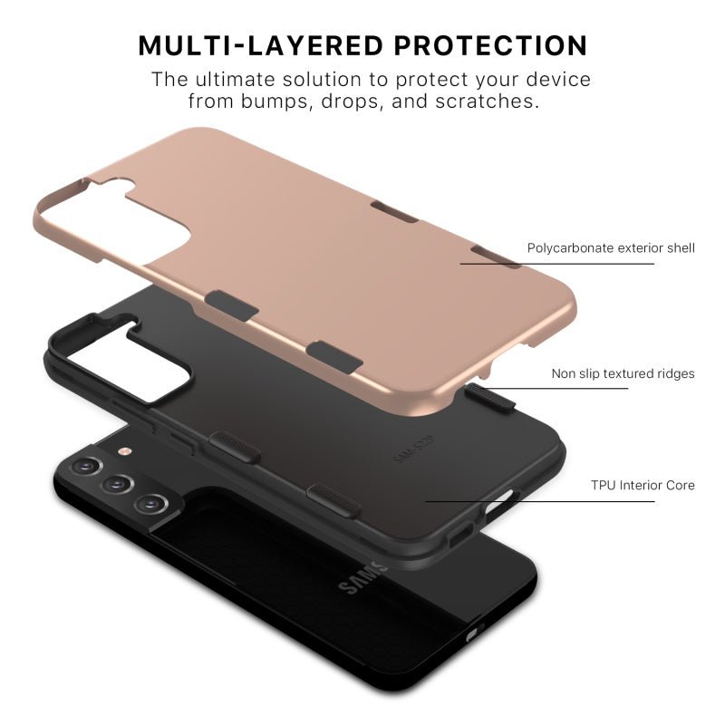 MyBat Pro Tuff Subs Series Case for Samsung Galaxy S22 Plus - Red