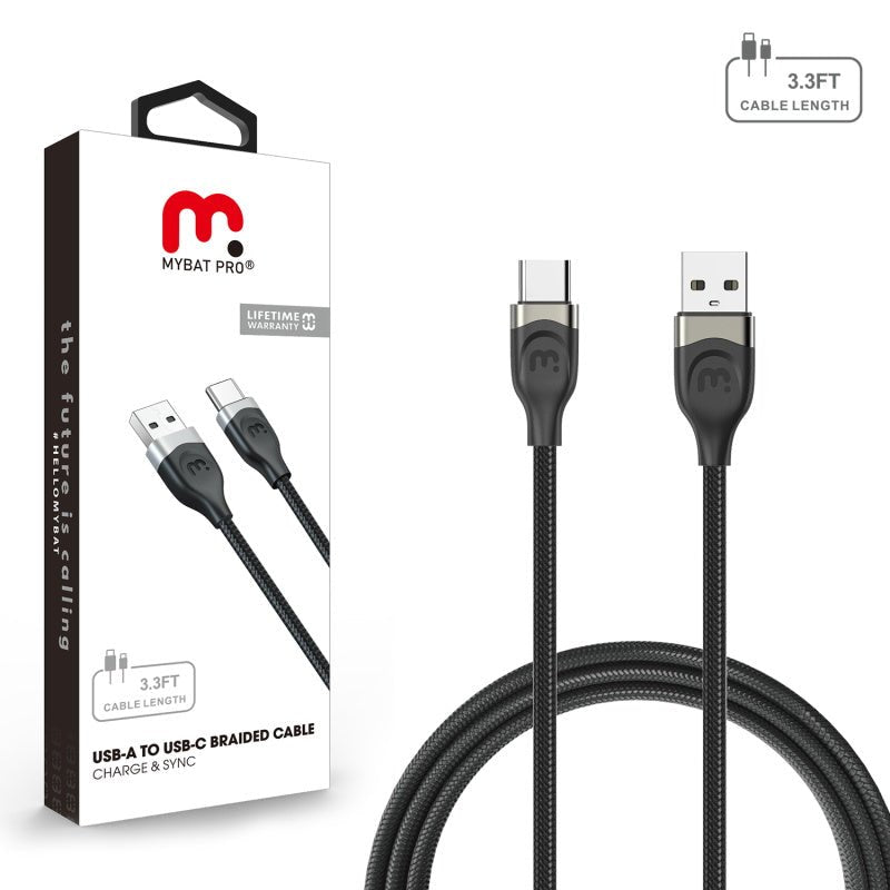 MyBat Pro USB - A to USB - C Braided Cable (L=3 FT)MyBat Pro