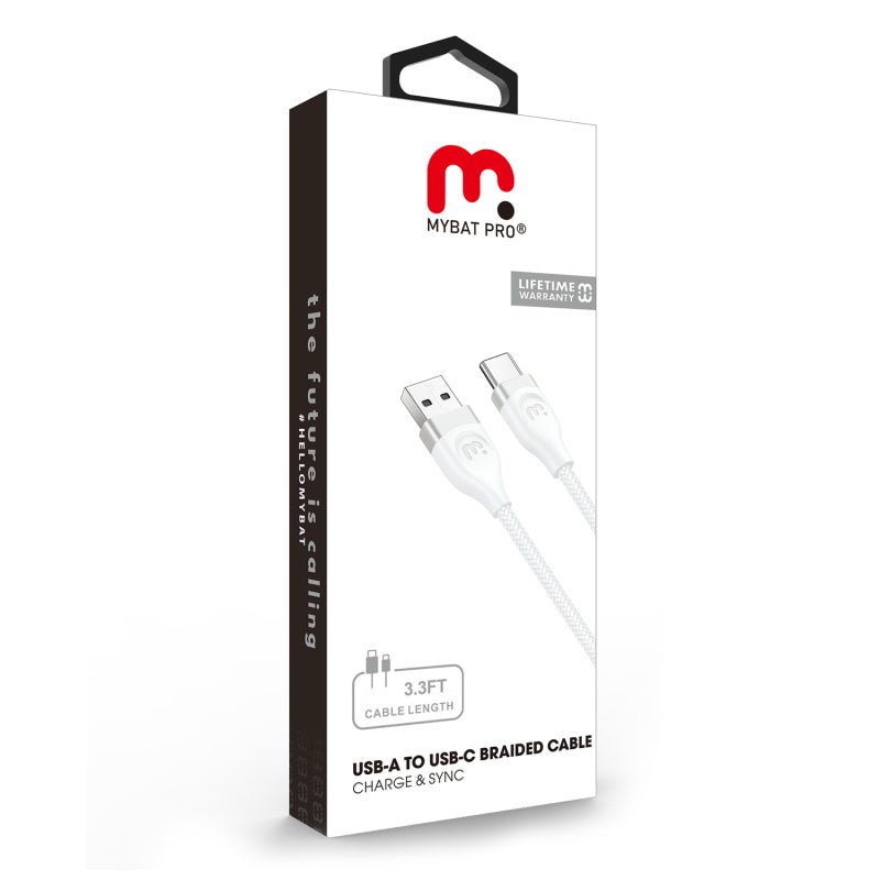 MyBat Pro USB - A to USB - C Braided Cable (L=3 FT)MyBat Pro