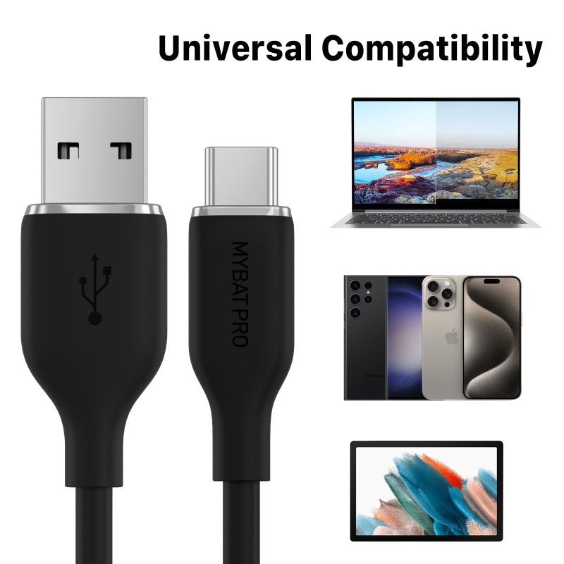 MyBat Pro USB - A to USB - C Liquid Silicone Cable (L=3 FT)MyBat Pro