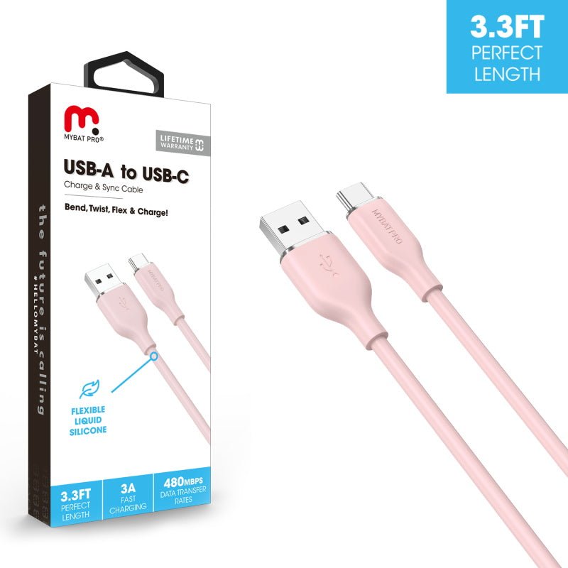 MyBat Pro USB - A to USB - C Liquid Silicone Cable (L=3 FT)MyBat Pro