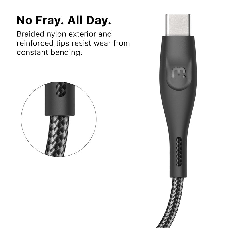 MyBat Pro USB - C Braided Charging Cable Bundle - 2 Pack - WhiteMyBat Pro