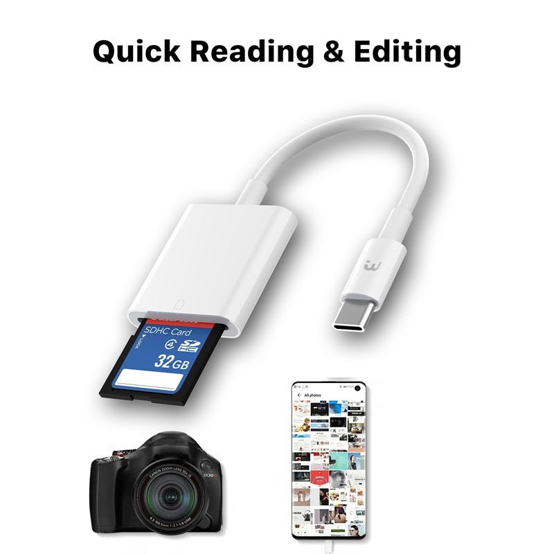 MyBat Pro USB - C to SD Card Reader - WhiteMyBat Pro