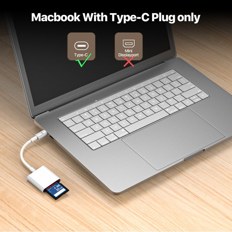MyBat Pro USB - C to SD Card Reader - WhiteMyBat Pro