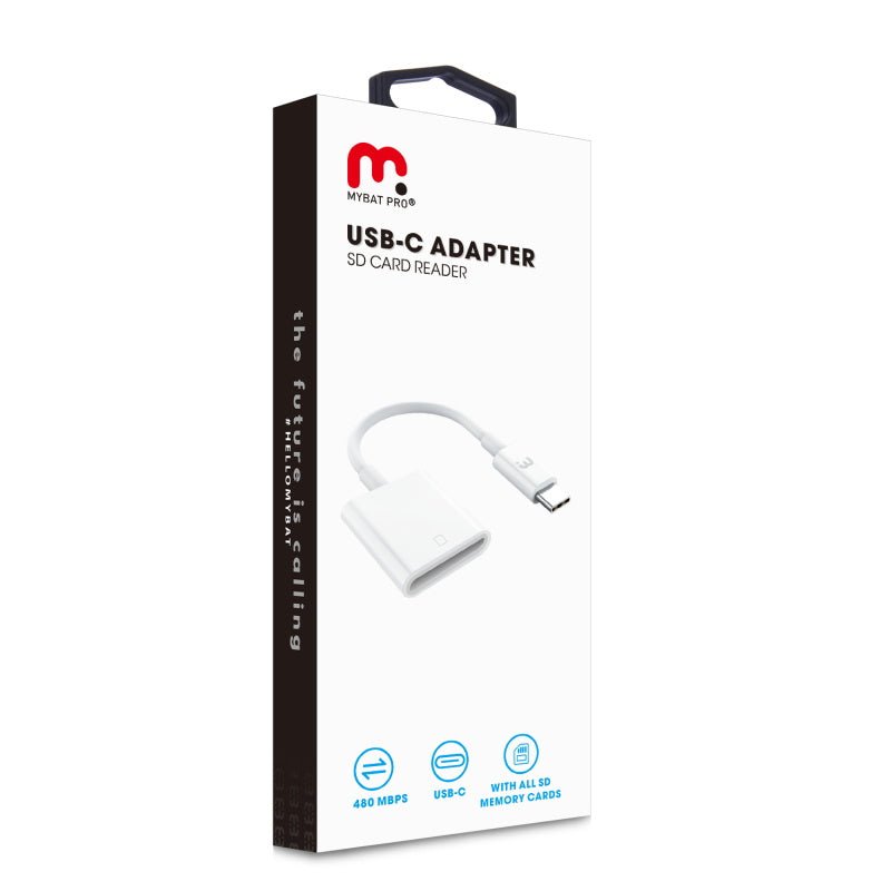 MyBat Pro USB - C to SD Card Reader - WhiteMyBat Pro