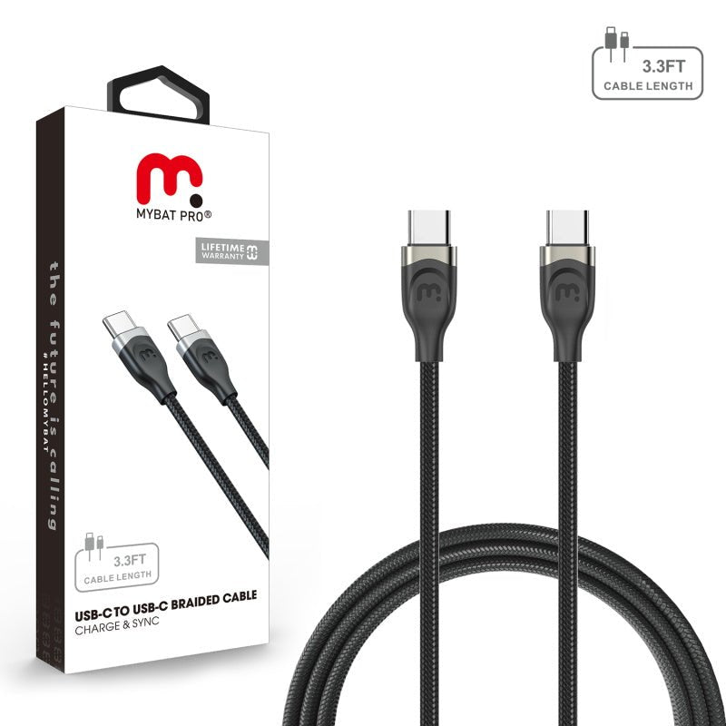 MyBat Pro USB - C to USB - C Braided Cable (L=3 FT)MyBat Pro