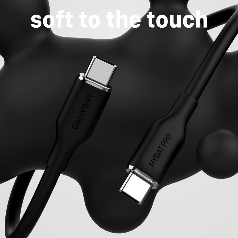 MyBat Pro USB - C to USB - C Liquid Silicone Cable (L=3 FT)MyBat Pro
