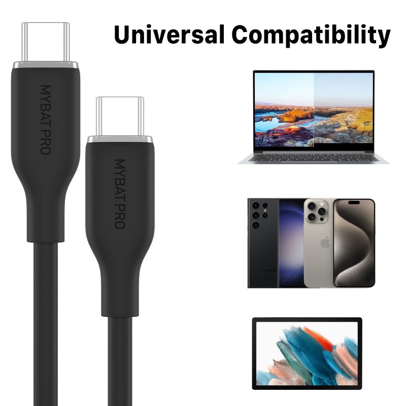 MyBat Pro USB - C to USB - C Liquid Silicone Cable (L=3 FT)MyBat Pro