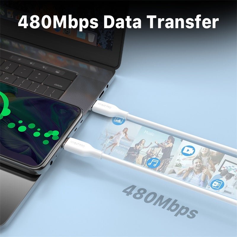 MyBat Pro USB - C to USB - C Liquid Silicone Cable (L=6 FT)MyBat Pro