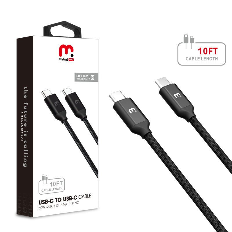 MyBat Pro USB - C toi USB - C Data Cable 10 FTMyBat Pro