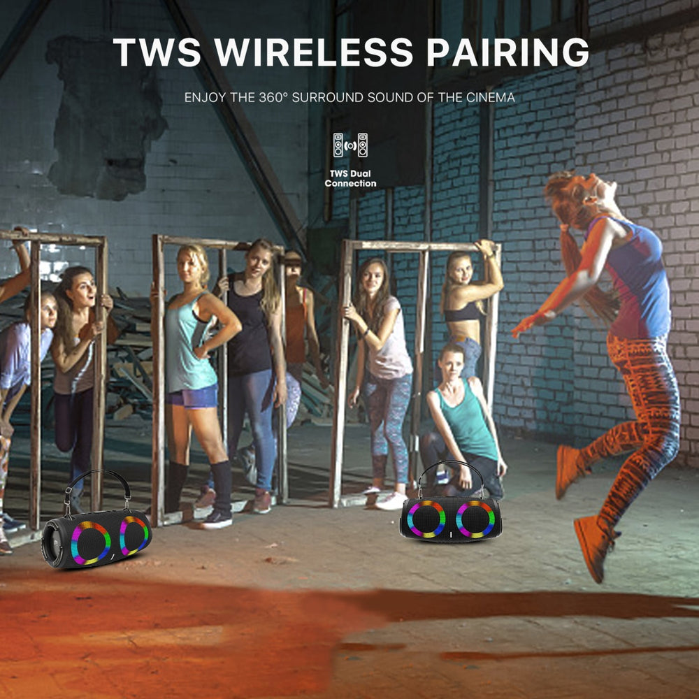 MyBat Pro Vibebuddy Plus Bluetooth Speaker - Black