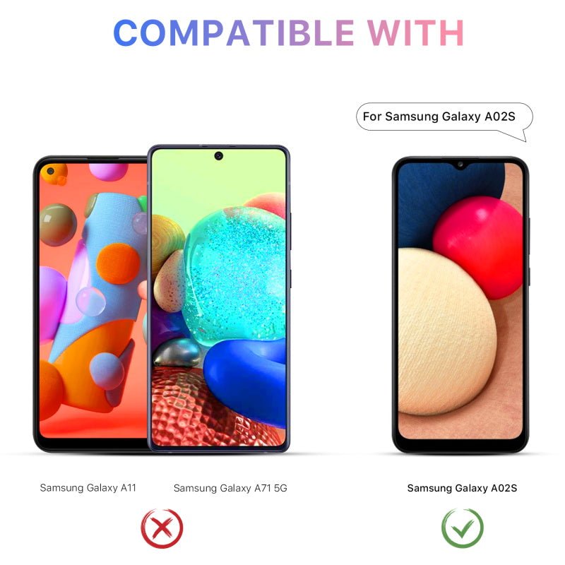 MyBat Pro Warrior Series Case for Samsung Galaxy A02s - Black