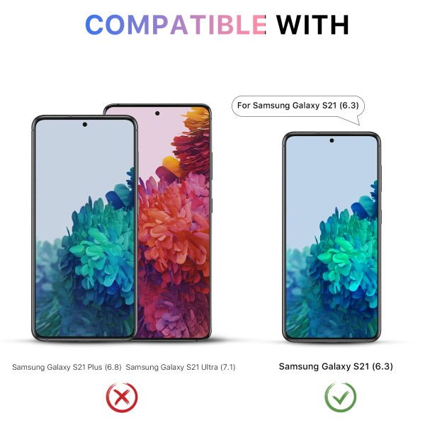 MyBat Pro Warrior Series Case for Samsung Galaxy S21 - Red