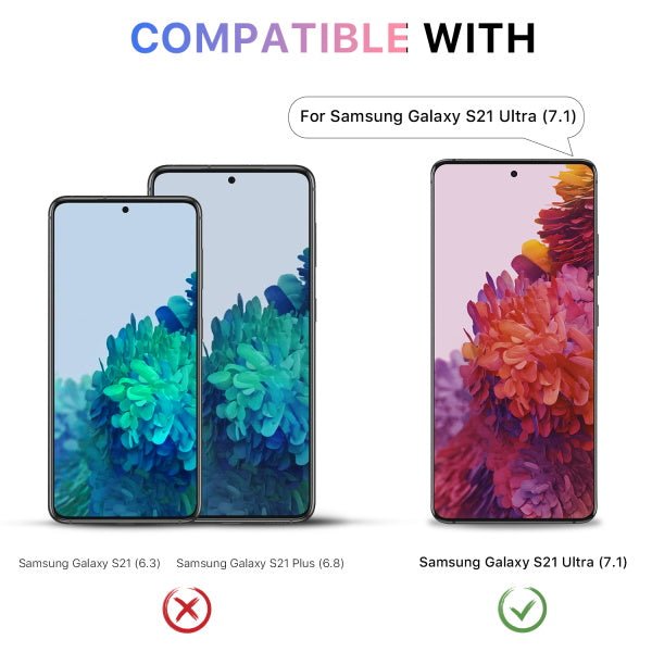 MyBat Pro Warrior Series Case for Samsung Galaxy S21 Ultra - Black