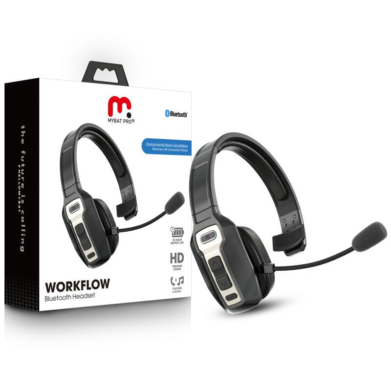 MyBat Pro WorkFlow Bluetooth Headset with Noise Cancelling MicrophoneMyBat Pro