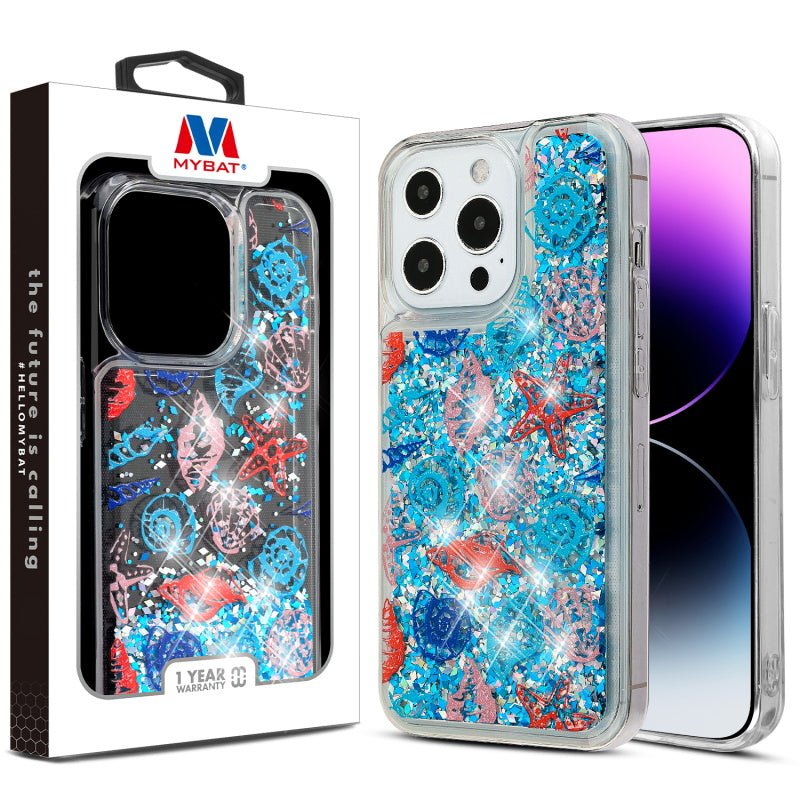 MyBat Quicksand Glitter Hybrid Protector Cover for Apple iPhone 14 Pro (6.1)iPhone 14 Pro
